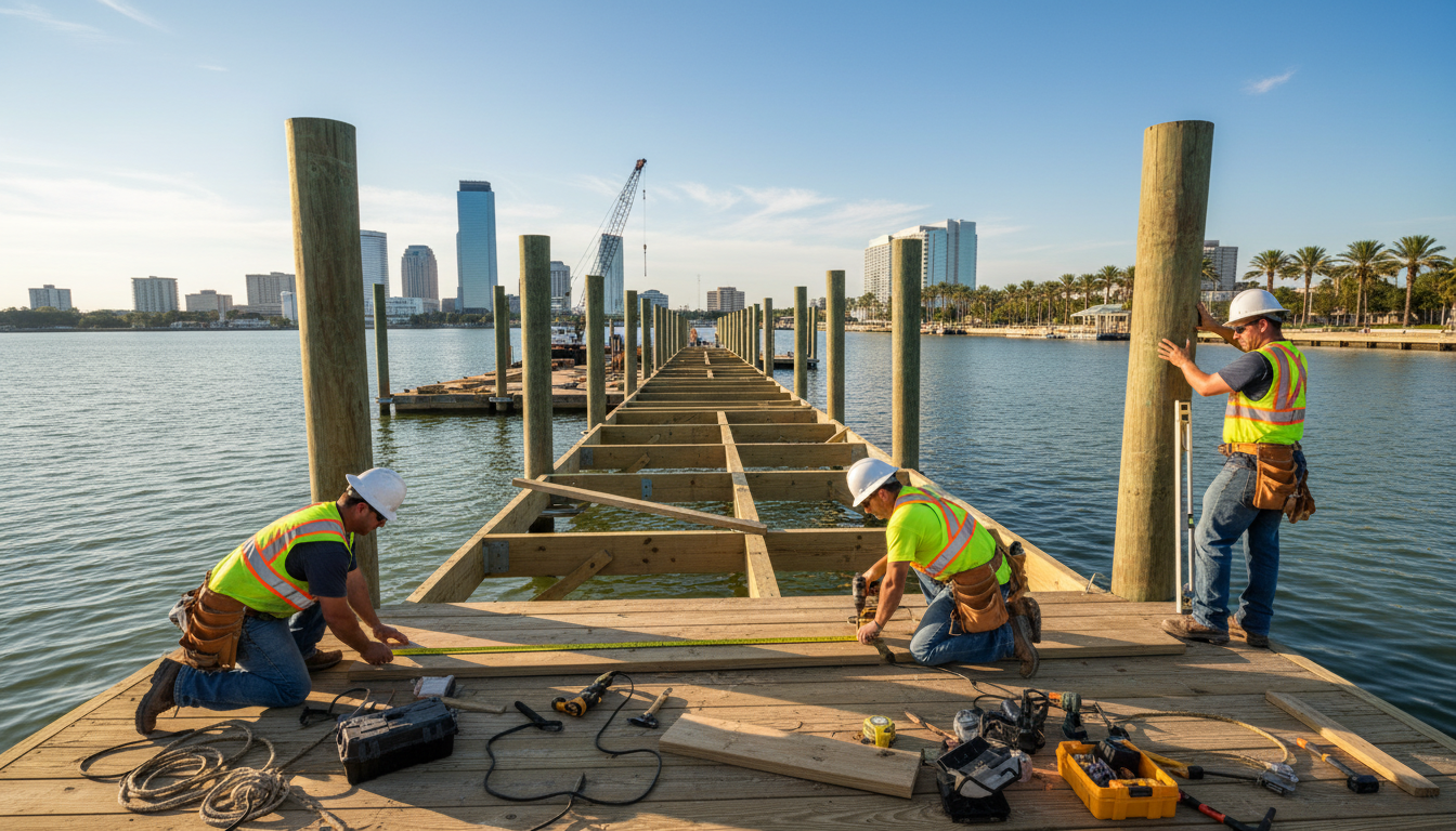 how much does it cost to build a dock in jacksonville florida per foot