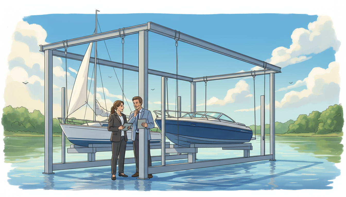 how to choose the right boat lift size for your boat weight and type